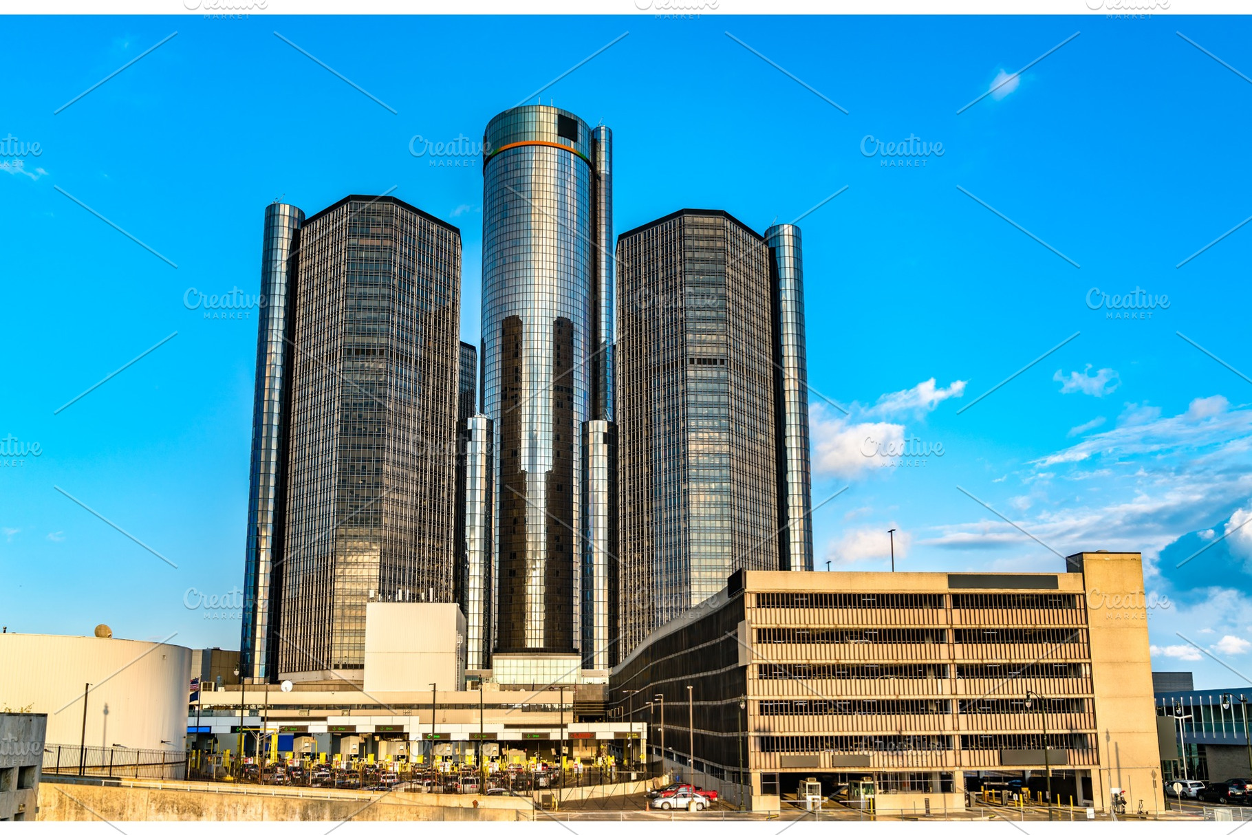 Entrance to the Detroit - Windsor, an Architecture Photo by Leonid Andronov