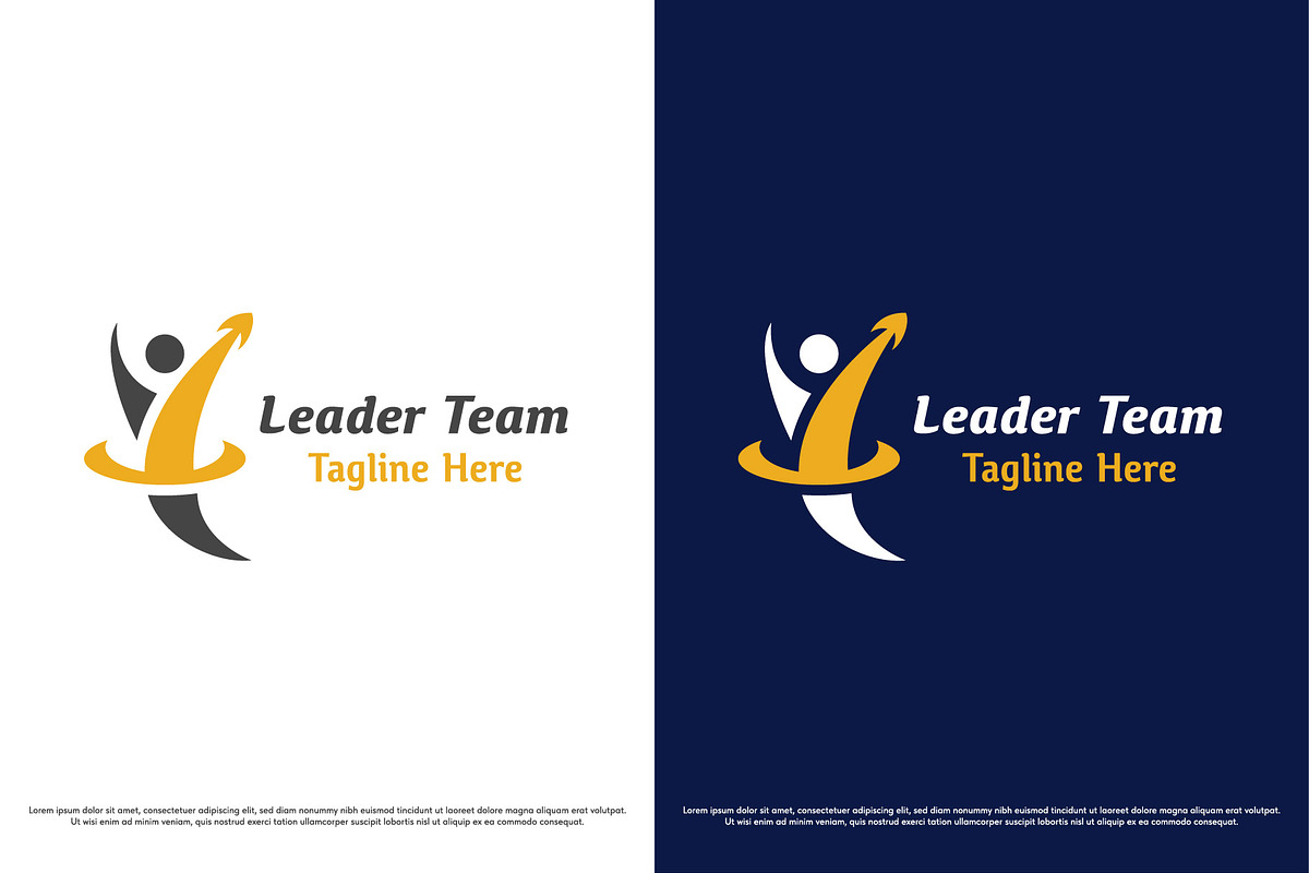 Leader Team Company Logo Template, a Branding & Logo Template by Morvana Crew (Photo 2 of 2)