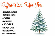 Winter Trees Collection, a Seasonal Illustration by CreationArt (Thumbnail 5 of 7)