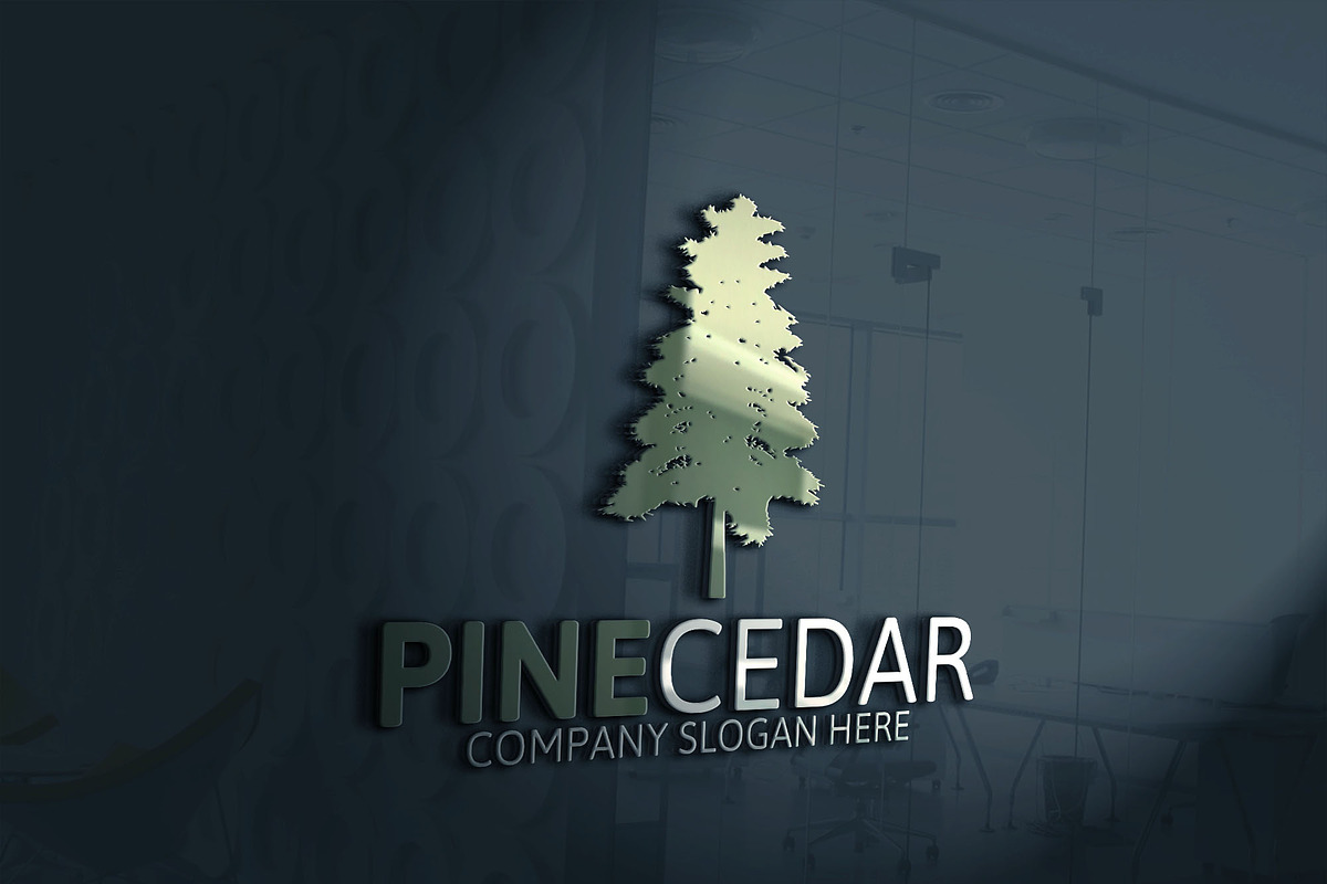 Pine Cedar Tree Logo 10 % discount, a Branding & Logo Template by Josuf Media (Photo 2 of 6)
