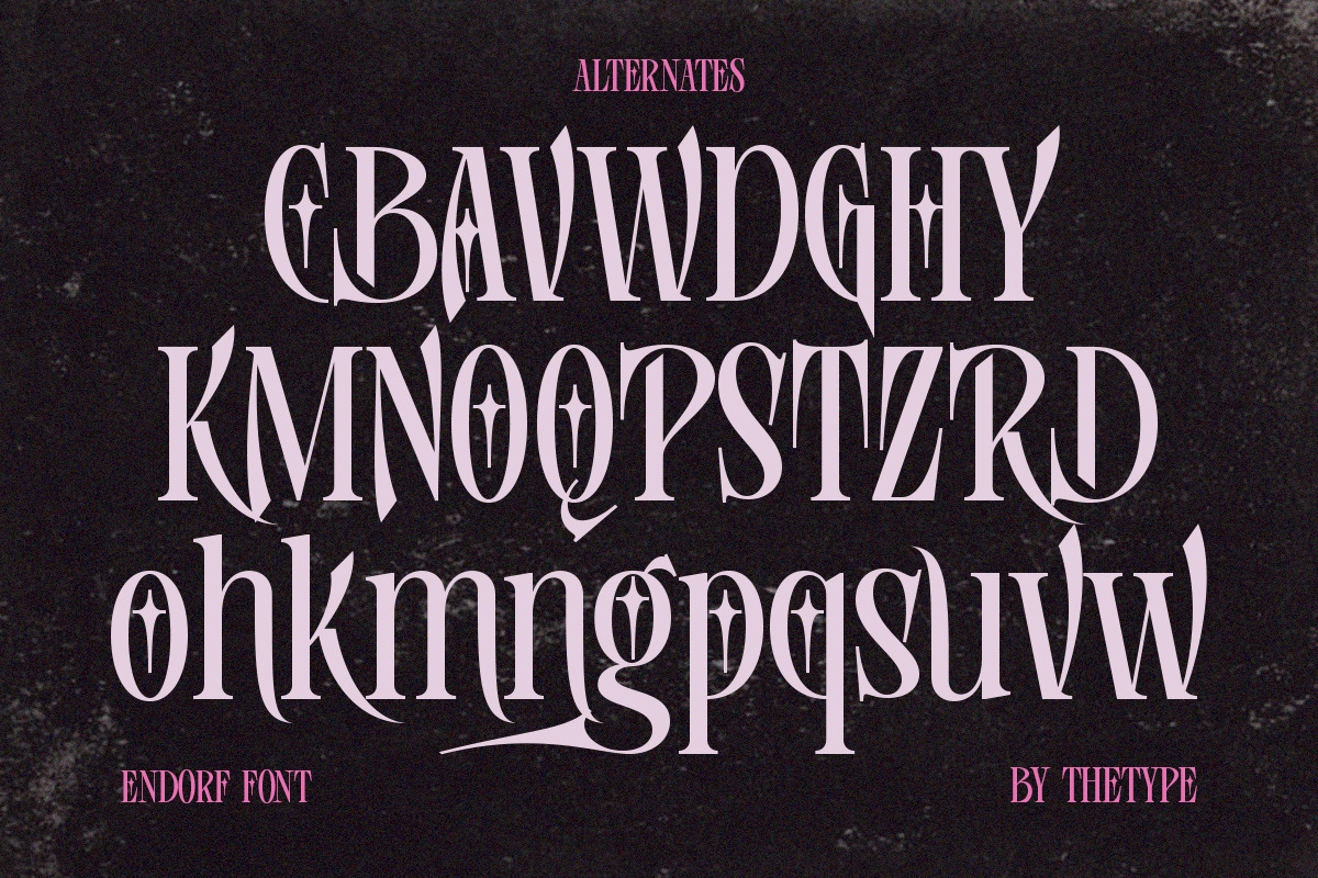 ENDORF | FONT, a Serif Font by The_Type (Photo 9 of 12)