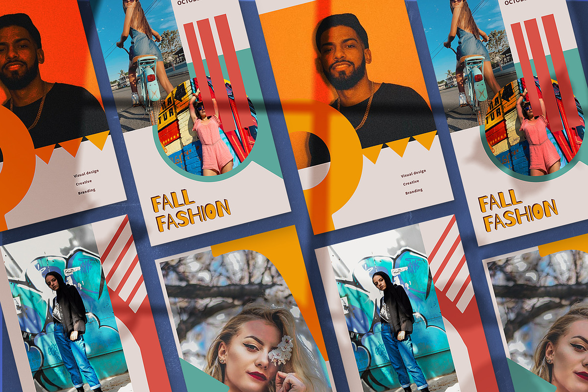 Geomei 90' Instagram Templates, a Social Media Template by Azruca (Photo 5 of 9)