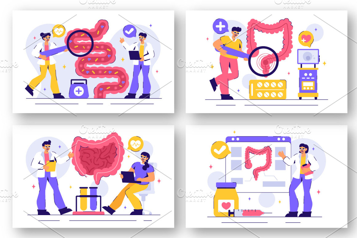 12 Proctologist or Colonoscopy, a Healthcare Illustration by denayunebgt (Photo 2 of 4)