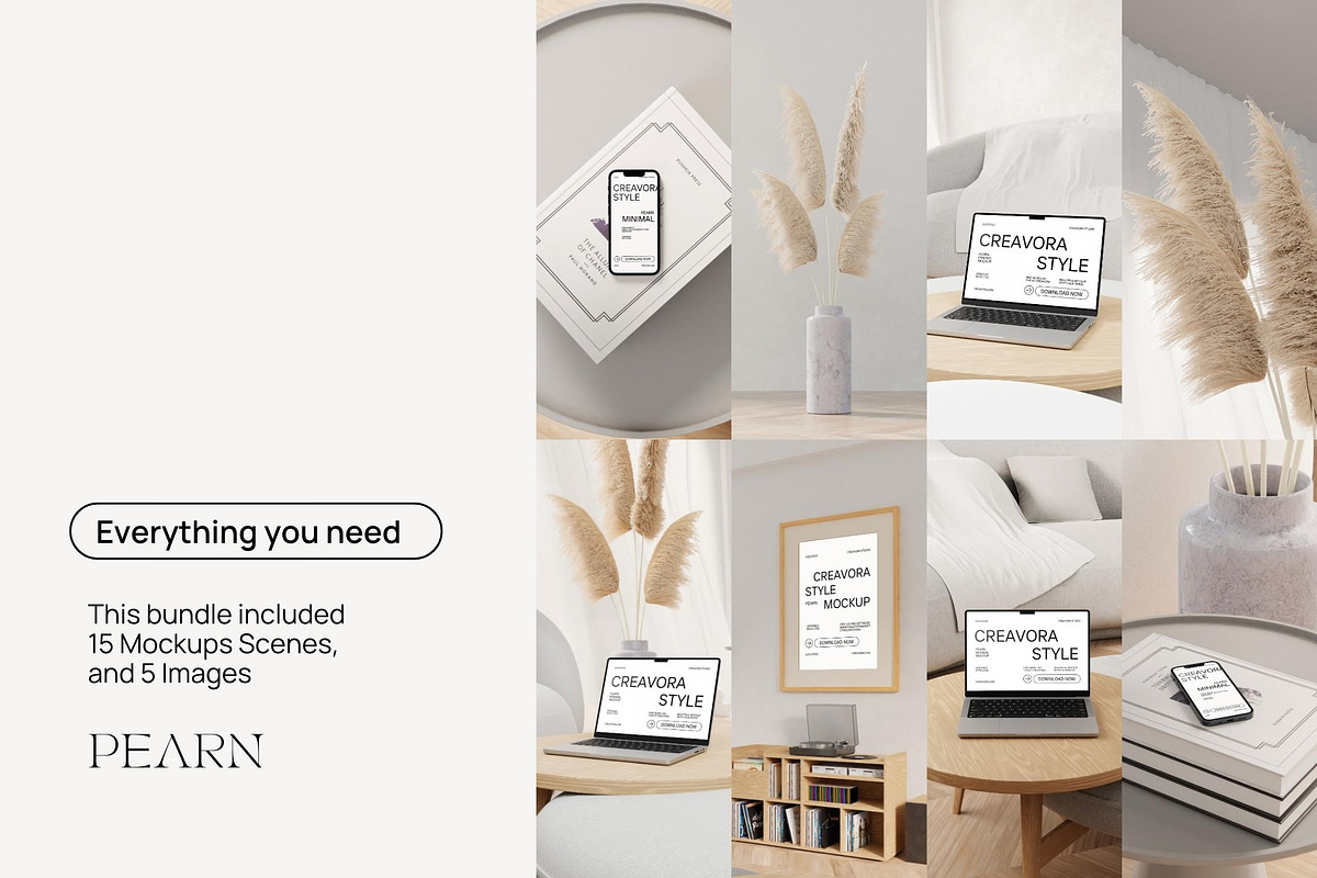 Pearn - Minimal Photo and Mockup, a Device Mockup by Creavora (Photo 2 of 6)