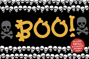 FUN BONE FONT A Halloween Font