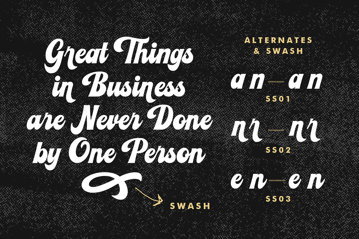 Relieve Vintage Script preview 6