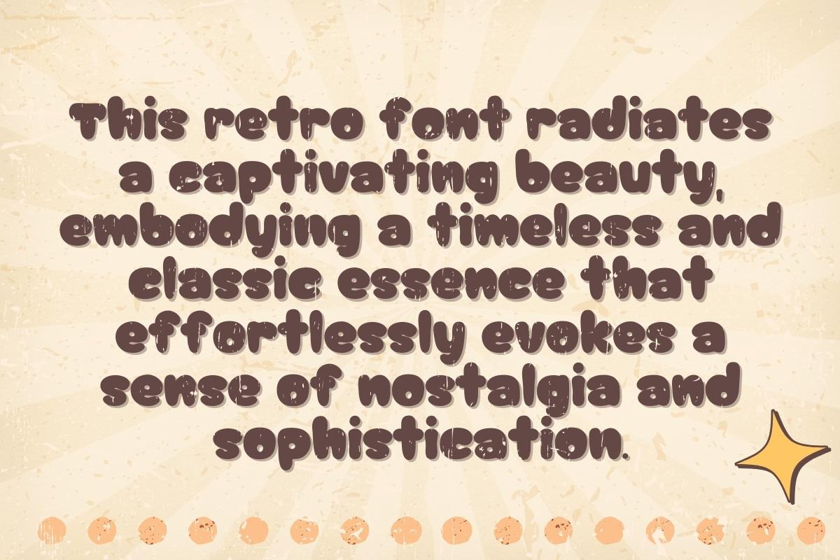 Groovy Retro Glyphs - Handwritting, a Handwritten Font by Charmingbear59.design (Photo 4 of 5)