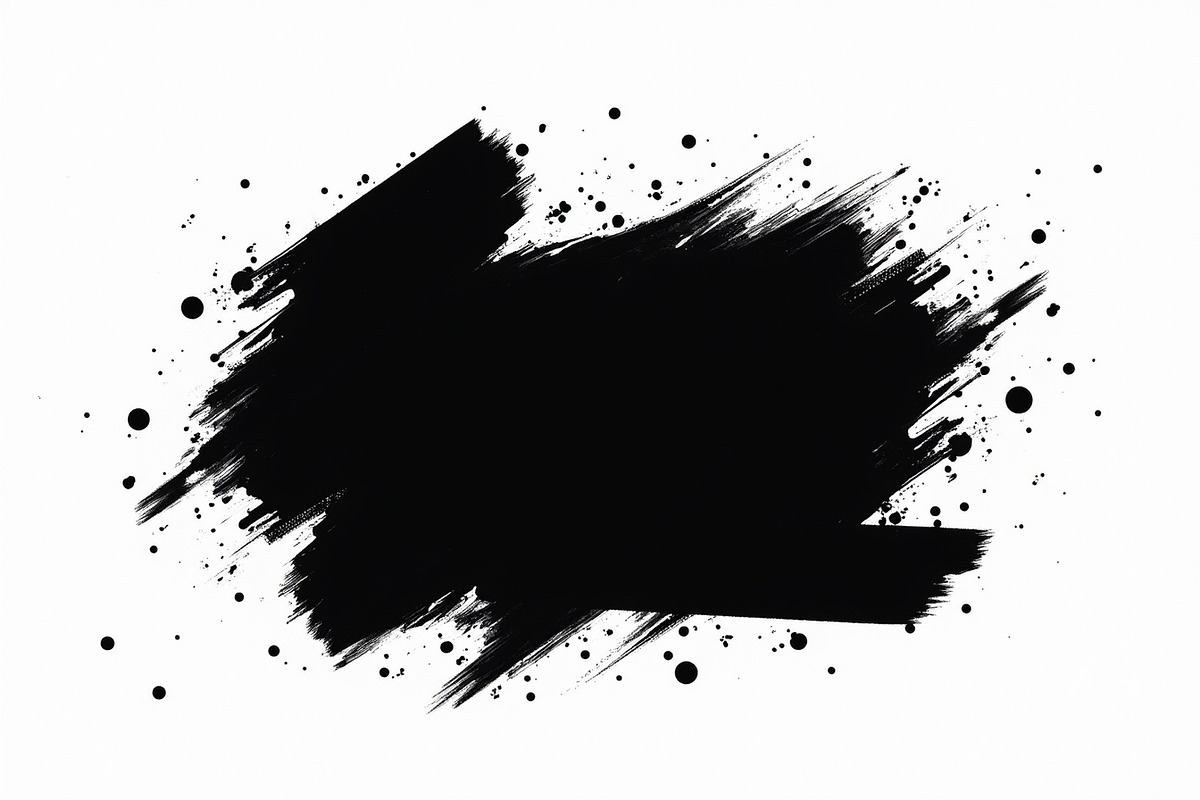 Black Brush Stroke Bundle, an Illustration by Gaye Art (Photo 2 of 21)