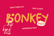CS Bonkey Disco, a Handwritten Font by Craft Supply Co. (Thumbnail 1 of 8)
