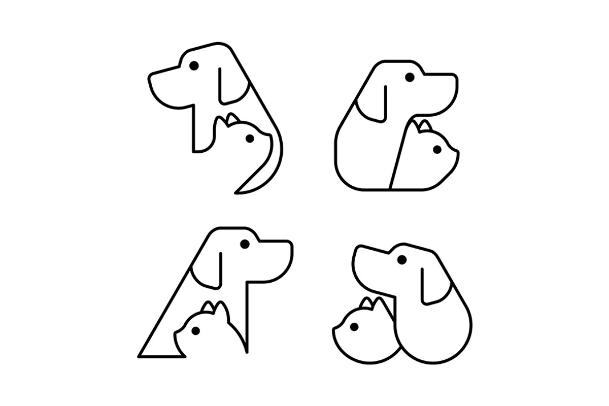 Dog and Cat logo, a Graphic by NataliiaVolyk (Photo 3 of 6)