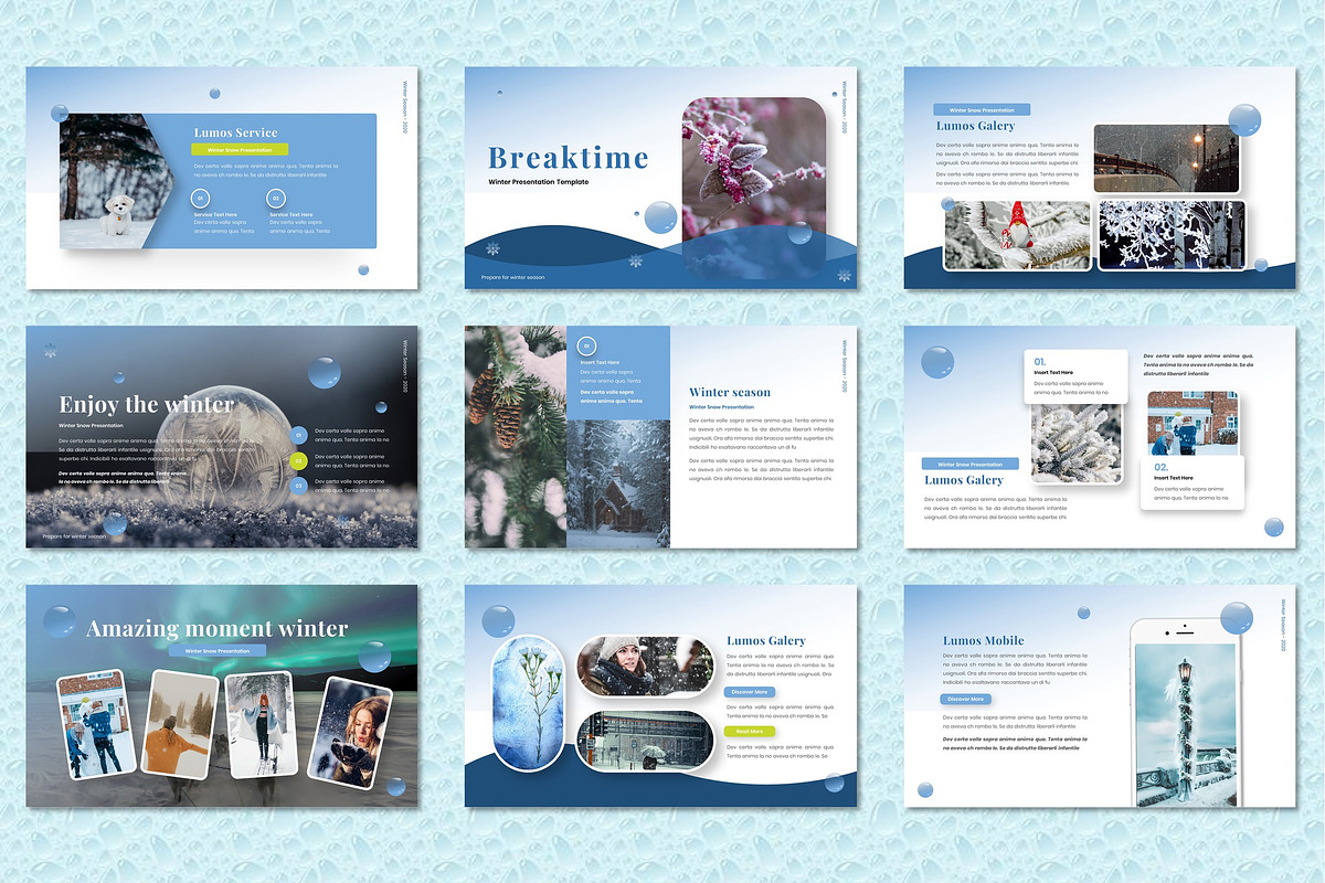 Lumos - Snow Winter Googleslide, a Presentation Template by Dhabee (Photo 5 of 6)
