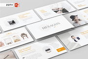 HEXAGON - Powerpoint Template, a Presentation Template by Shafura (Thumbnail 1 of 6)