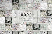 Social Media Canva Mega Bundle, a Social Media Template by BRANDcontent (Thumbnail 1 of 8)