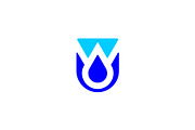 Shield Drop W Letterr Logo Template, a Branding & Logo Template by MenkType Studio (Thumbnail 1 of 3)