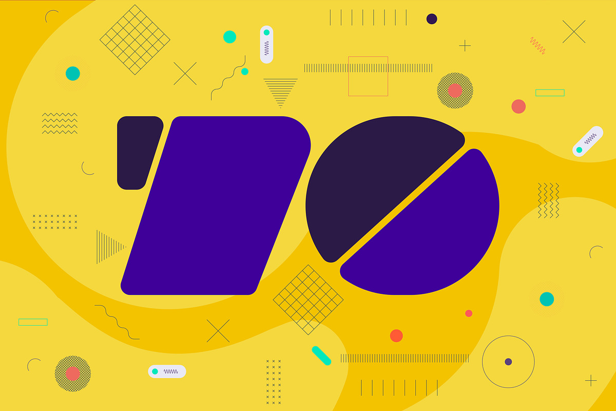 Quo Duo-Geometric display typeface preview 5