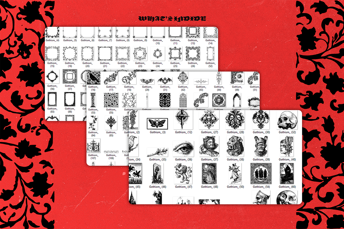 840+ Ornaments&Cybersigilism Bundle, an Object Graphic by Benone Studio (Photo 7 of 11)