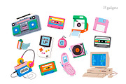 Trendy Cartoon Illustrations Set, an Illustration by Moonery's (Thumbnail 10 of 15)
