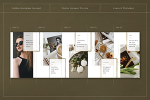 GOLDEN Instagram Carousel