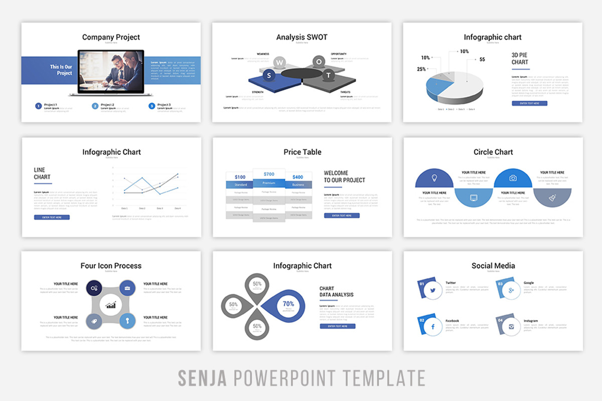 Senja Powerpoint Template, a Presentation Template by Brandearth RRGraph