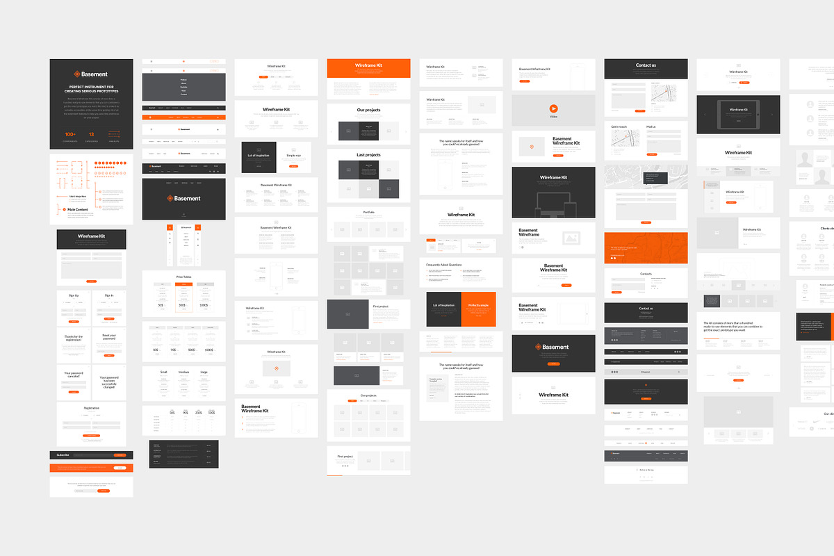 Web Design Starter Kit, an UI Kit Template by Great Simple
