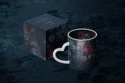 Dark Green Roses Floral Pattern, a Pattern Graphic by paper aesthetic (Thumbnail 3 of 10)