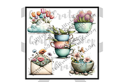 Spring Flowers Clipart Pack, an Illustration by CraftCrateShop (Thumbnail 5 of 7)