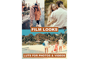 Film LUTs + 21 Website Templates, a Preset Add-On by Creative House