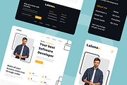 Software Developer Web Design, a Wireframe Template by INSPR STD (Thumbnail 4 of 6)