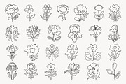 Whimsy Bloom: 75 Flowers Collection, an Object Illustration by Veyla (Thumbnail 5 of 17)