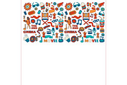 It's movie time! White background, a Texture Illustration by Art Loft (Thumbnail 4 of 16)