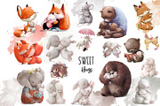 Sweet Hugs, an Animal Illustration by Eve Farb (Thumbnail 4 of 5)