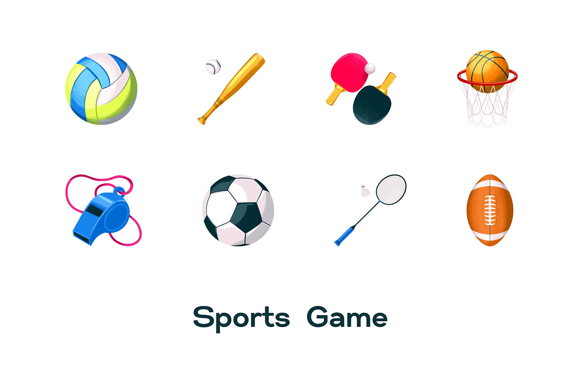 Sports Game, an Object Graphic by Deemak Daksina