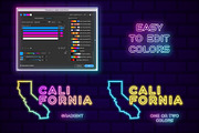 50 USA Neon States, an Object Graphic by Lunarts Studio (Thumbnail 4 of 7)