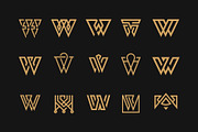 Letter W Logo Bundle, a Branding & Logo Template by exe design (Thumbnail 1 of 2)