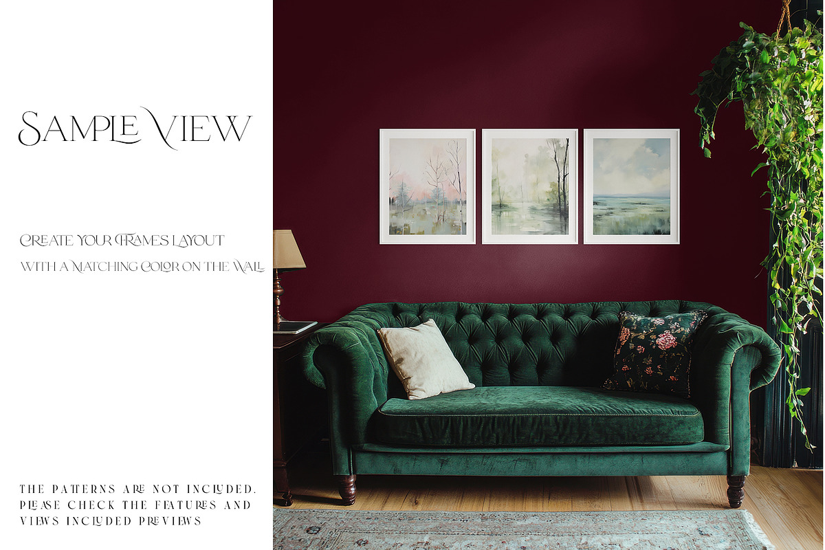 44 Frames and Wallpaper Mockup, a Product Mockup by mock-ups (Photo 12 of 18)