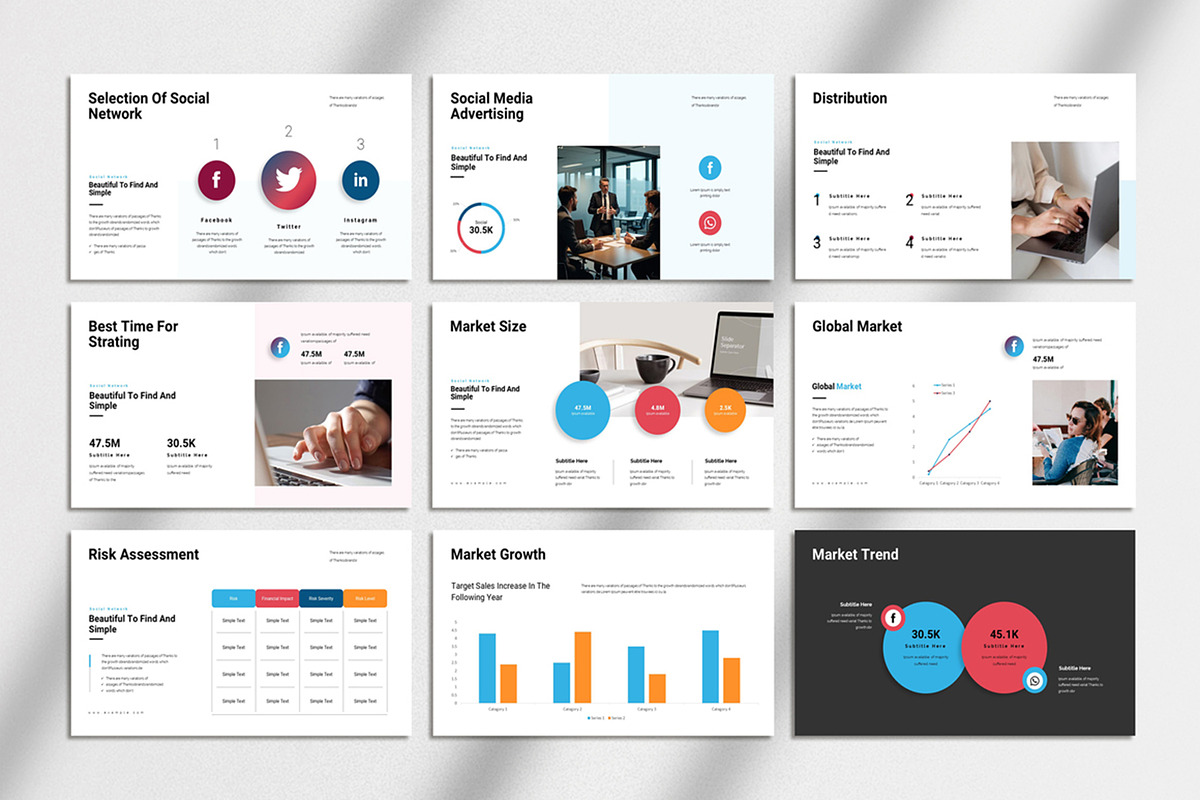 Social Media Marketing Strategy, a Presentation Template by Dream-Lab (Photo 10 of 13)