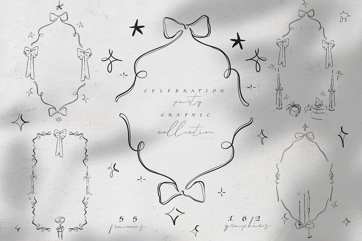 Celebration party graphic collection, an Object Graphic by Anastasy_helter (Photo 1 of 16)
