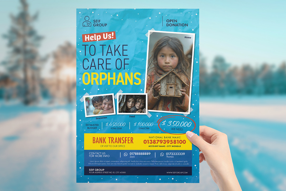 Charity Flyer, a Flyer Template by Aarley Kaiven (Photo 2 of 2)