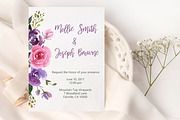 Bright Pink and Purple Florals, a Texture Illustration by Graphic Blue Bird (Thumbnail 5 of 7)
