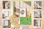 Frame Mockup Bundle PSD Wall Art, a Social Media Template by Ink Gallery (Thumbnail 1 of 6)