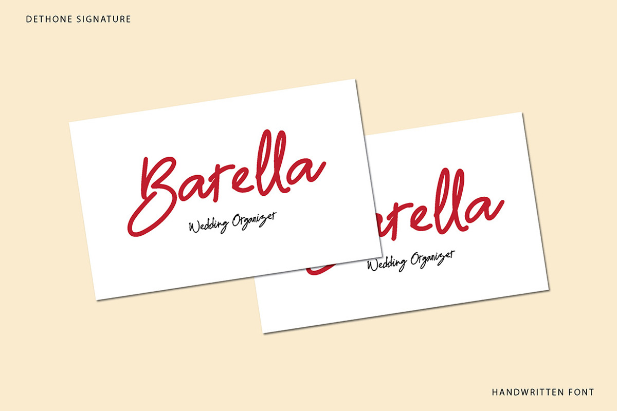 Dethone Signature, a Handwritten Font by Eltypesstudio (Photo 8 of 11)