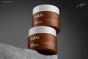 Cosmetic Jar Mockup Set, a Packaging Mockup by Grid&Glow (Thumbnail 5 of 7)