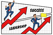 Business Growth Success Comic Vector, a Finance Illustration by Ghagra (Thumbnail 2 of 3)