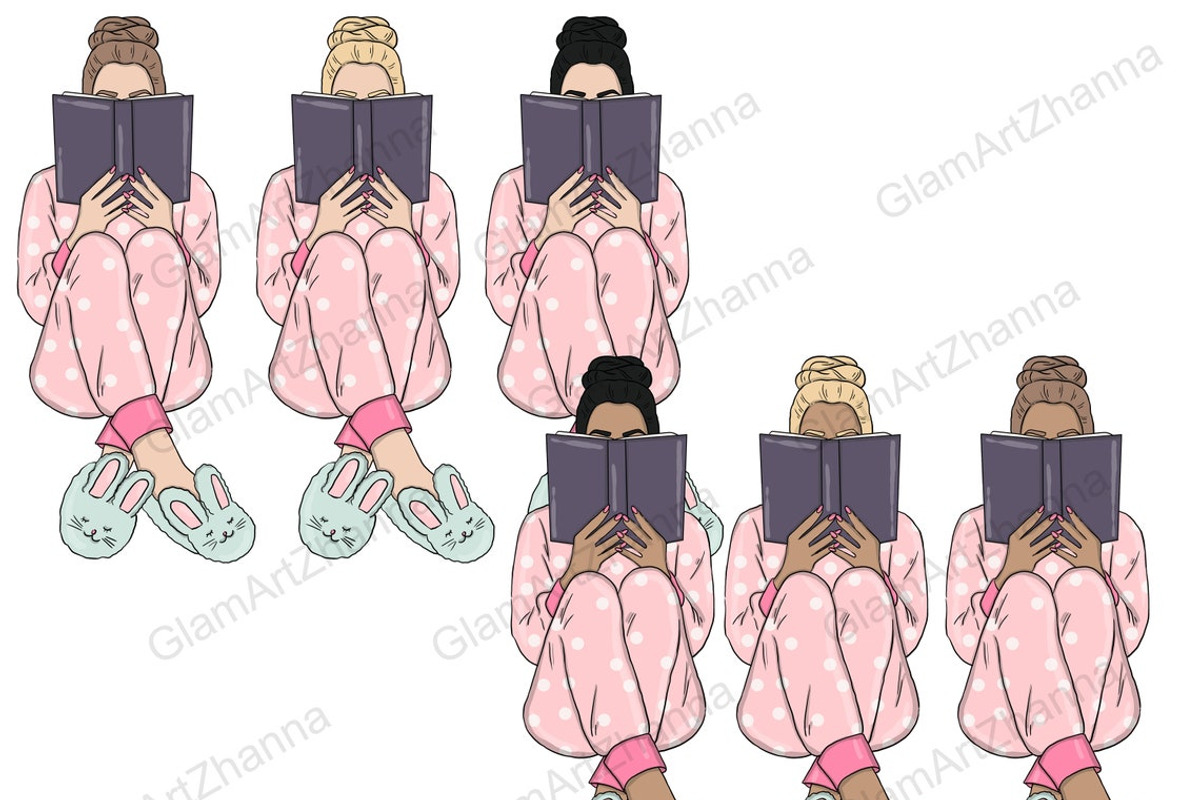 My Weekend Clipart | Girls Planner, a Person Illustration by GlamArtZhanna (Photo 3 of 4)