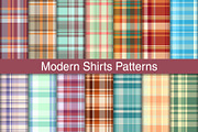 #203 Modern Shirts Patterns, a Pattern Graphic by Plaid4You (Thumbnail 1 of 5)