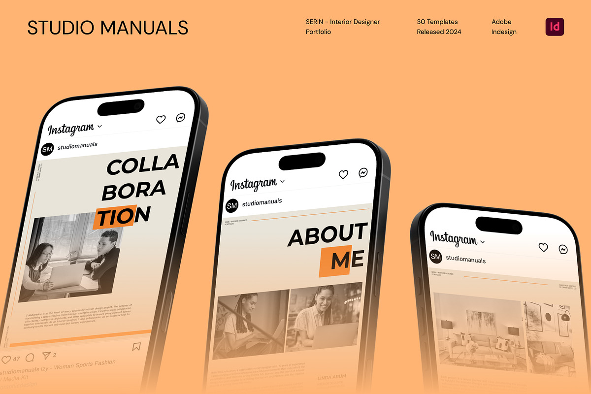 SERIN - Interior Designer Portfolio, a Social Media Template by Studio Manuals (Photo 7 of 8)