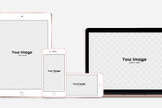 Responsive Screen Simple Mockups Set, an iPhone Mockup by tamiq (Thumbnail 5 of 7)