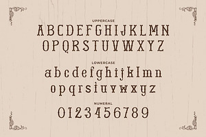 Adam Bowie - Western Display Font