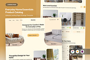 Aurona Home Product Catalog Landing, a Landing Page Template by twinstd (Thumbnail 1 of 5)