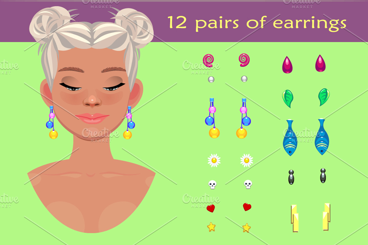 Girl avatar creator (AI), a Person Illustration by Mandarinkas art (Photo 7 of 10)